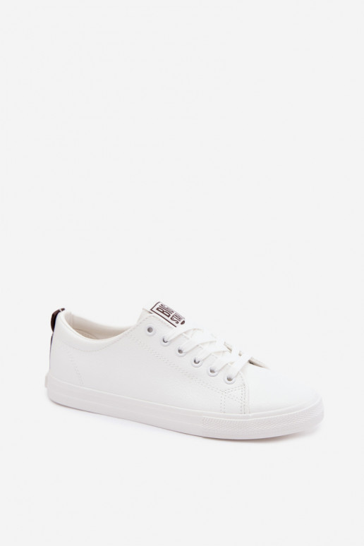 Weiße Damen-Sneaker aus Kunstleder Big Star TT274960