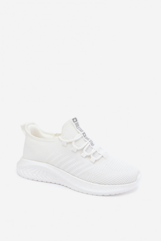 Weiße Herren-Sportschuhe Big Star UU174004