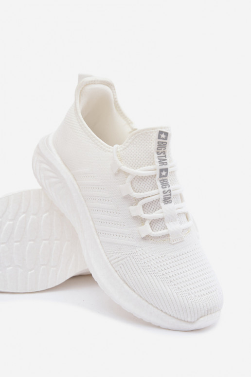 Weiße Herren-Sportschuhe Big Star UU174004