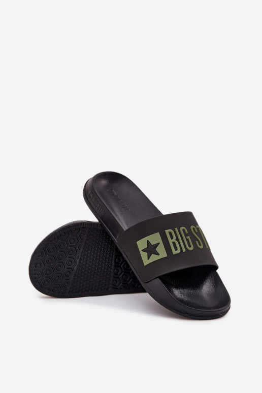 Schwarze Herren-Slipper "Big Star SS174359"