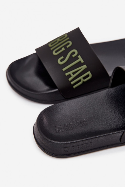 Schwarze Herren-Slipper "Big Star SS174359"