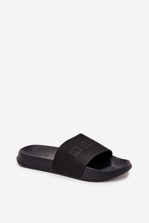 Herren Slipper auf leichtem Sohle Big Star SS174356 in Schwarz