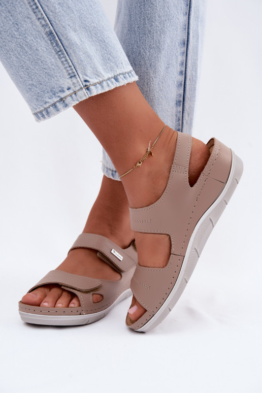 Braune Damen-Sandalen Inblu