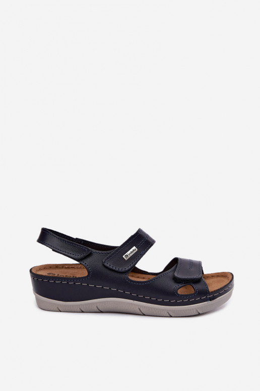Dunkelblaue Damen-Sandalen Inblu