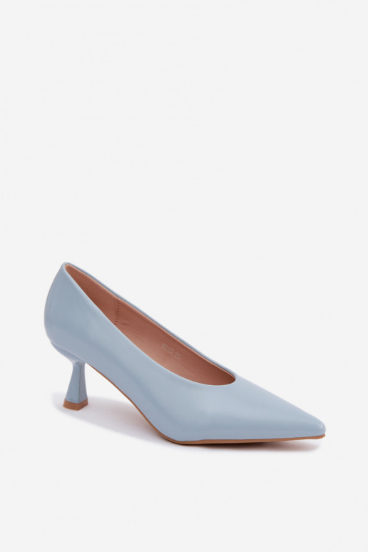Spitze Schuhe mit Absätzen in Blau Silenta