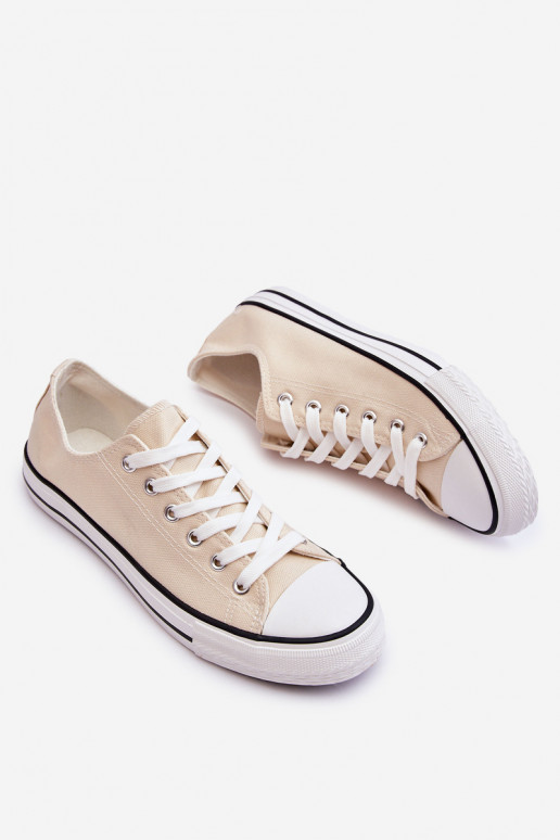 Klassische niedrige Damensneaker in Elfenbein Vegas