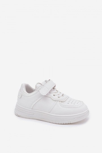 Kinder weiße Sneaker aus Kunstleder Liora 2