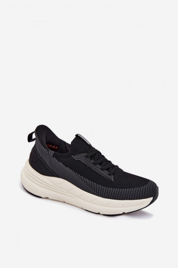 Herren-Slipper-Sportschuhe mit Plattform Kobbo 102421 schwarz 2