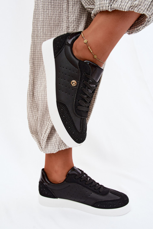 Sneakers Stilvollllschuhe Feminin Mit Dekoration schZuarze Farbe Soothe