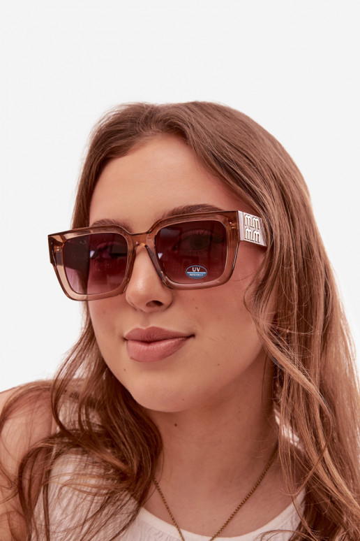 Damen braune Sonnenbrille