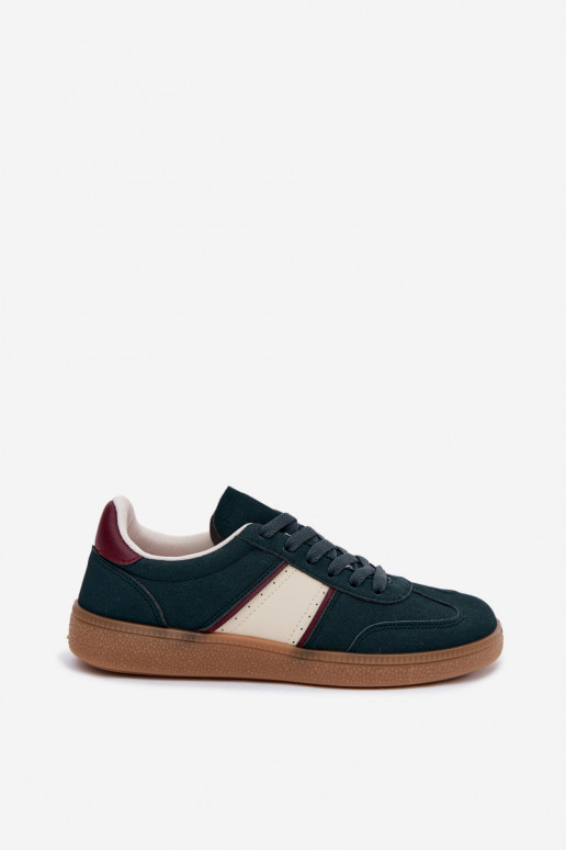 Damen Sneakers in Flaschengrün aus Kunstleder Corelle