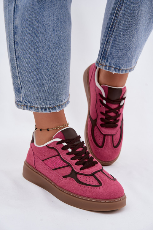 Damen Low Sneakers in Rosa Brenelle