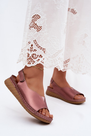 Rosen Gold Plattform-Sandalen Tai turiciejka L7633-25