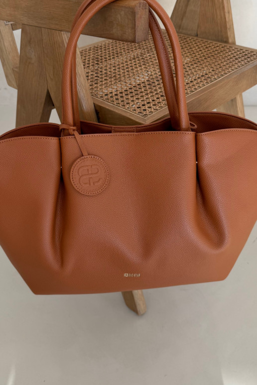 Große braune Damenhandtasche Big Star SS574006