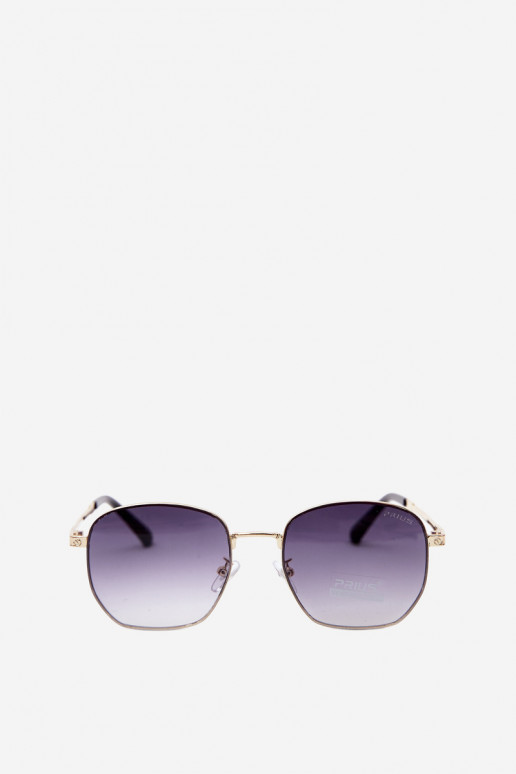 Sonnenbrillen mit UV 400-Filter schwarz und gold