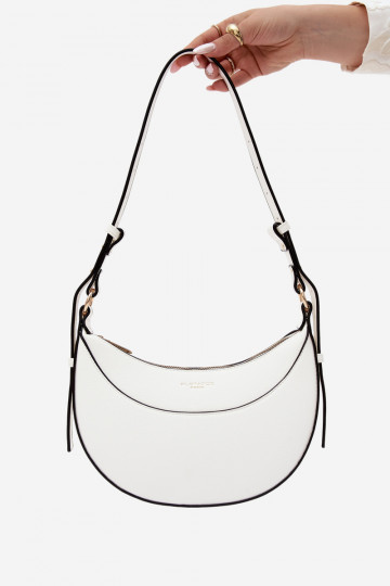 Kleine Handtasche aus Kunstleder weiß Miri