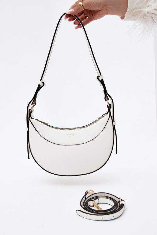 Kleine Handtasche aus Kunstleder weiß Miri