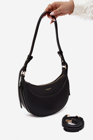Kleine Handtasche aus Kunstleder schwarz Miri 2