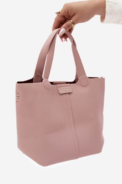 Handtasche aus Kunstleder rosa Blaire