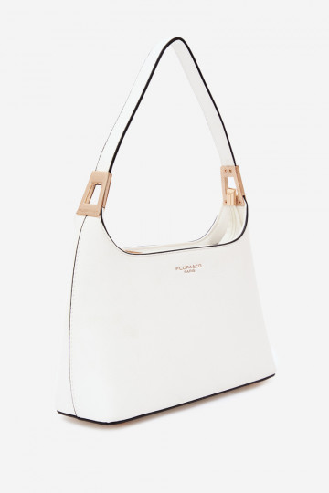 Handtasche aus Kunstleder in Weiß Gretta 2