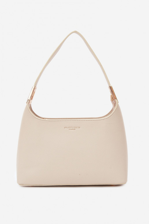 Handtasche aus Kunstleder in hellem Sand Gretta