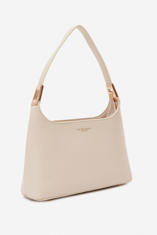 Handtasche aus Kunstleder in hellem Sand Gretta