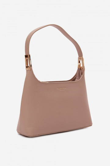 Handtasche aus Kunstleder in Elfenbein Gretta 2