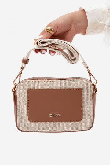 Kleine braune Handtasche Big Star RR574297