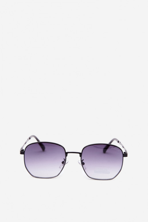 Sonnenbrille mit dünnen Rahmen UV 400 in Schwarz
