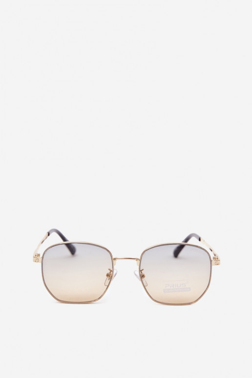 Sonnenbrille mit dünnen Rahmen UV 400 in Gelb