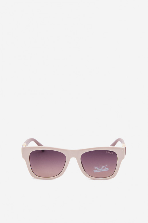 Damen-Sonnenbrille mit UV-Filter in Sandfarbe