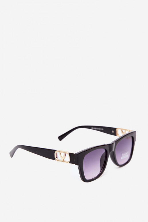 Damen-Sonnenbrille mit UV-Filter in Schwarz