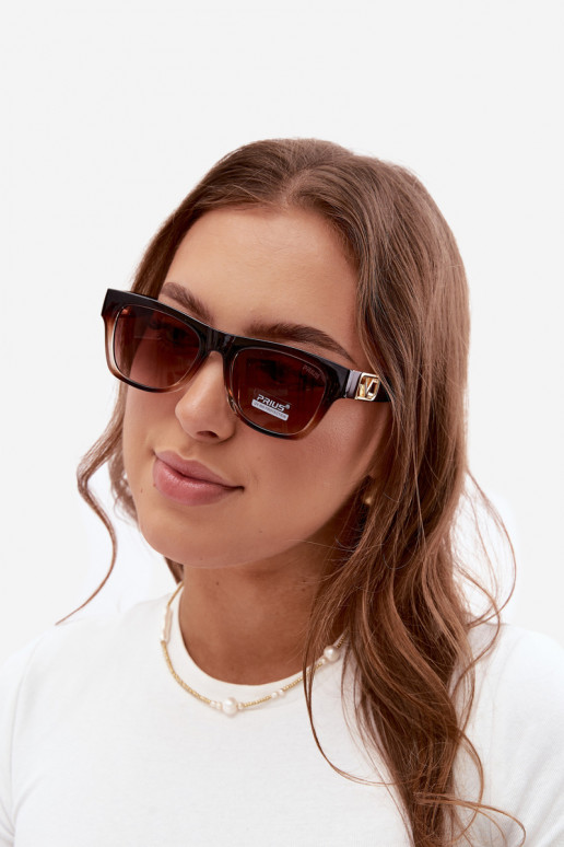 Damen-Sonnenbrille mit UV-Filter in Braun