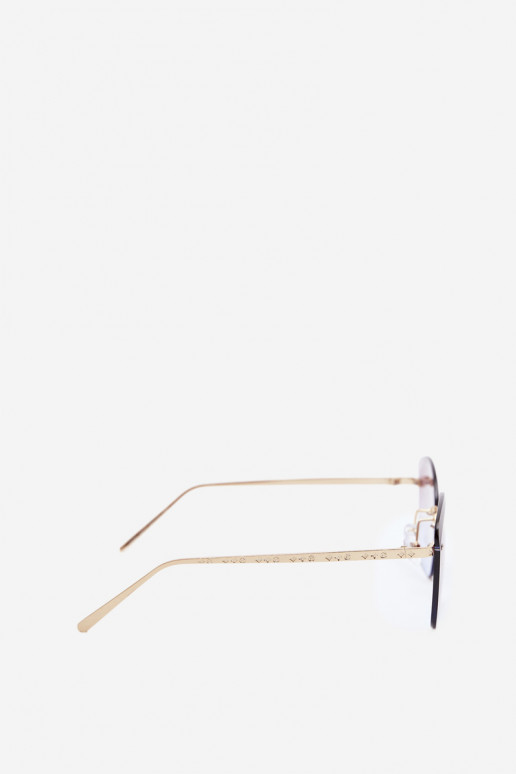 Sonnenbrille randlos mit UV 400 Filter in violett