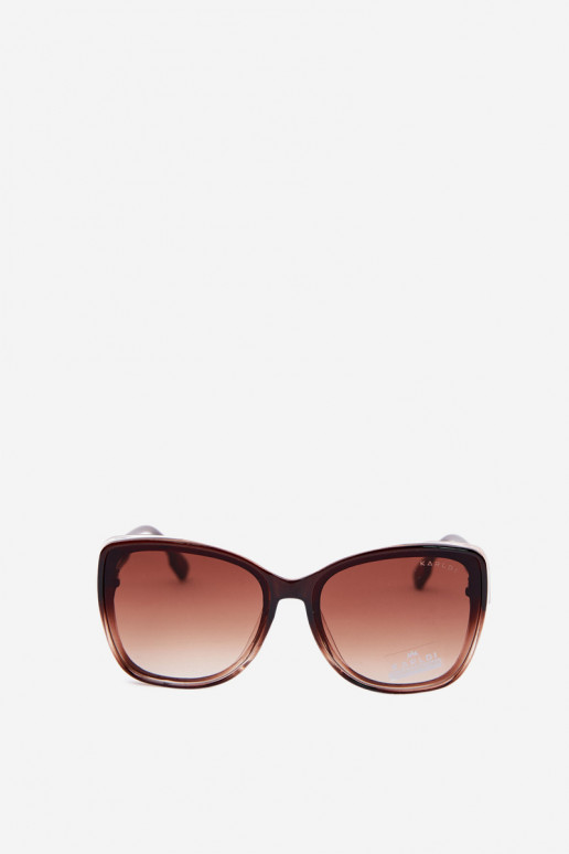 Damen Sonnenbrille im Cat-Eye-Stil braun