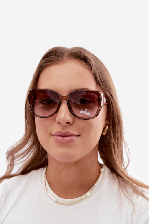 Damen Sonnenbrille im Cat-Eye-Stil rosa