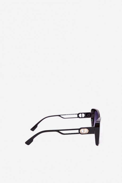 Damen Sonnenbrille im Cat-Eye-Stil schwarz
