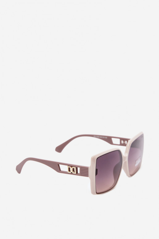 Damen Sonnenbrille mit UV-Filter sandfarben