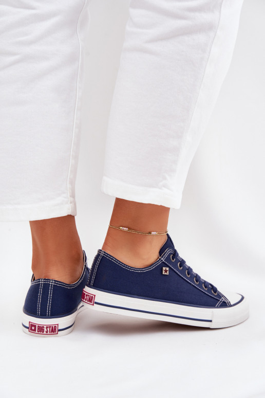 Dunkelblaue Freizeitschuhe Big Star DD274A235