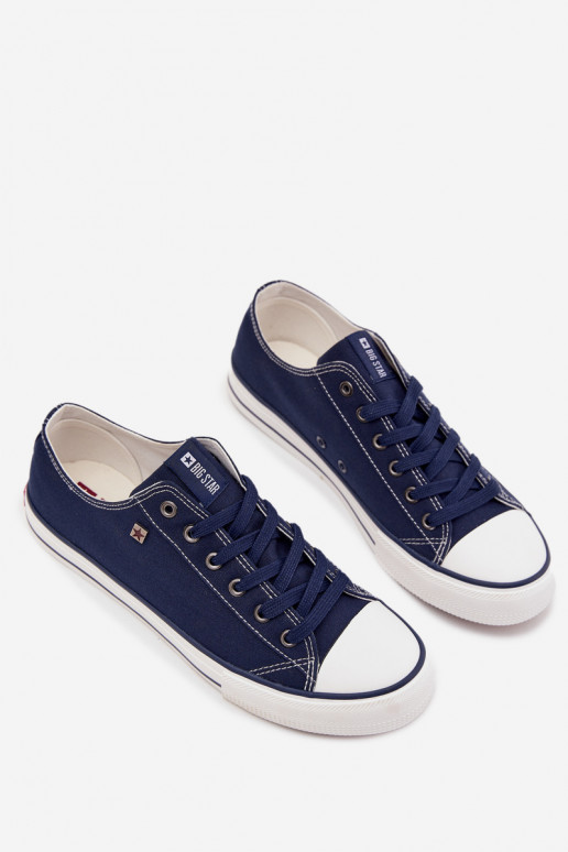 Dunkelblaue Herren Freizeitschuhe Big Star DD174503