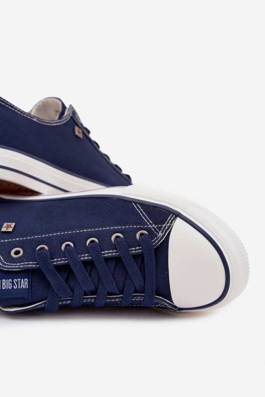 Dunkelblaue Herren Freizeitschuhe Big Star DD174503