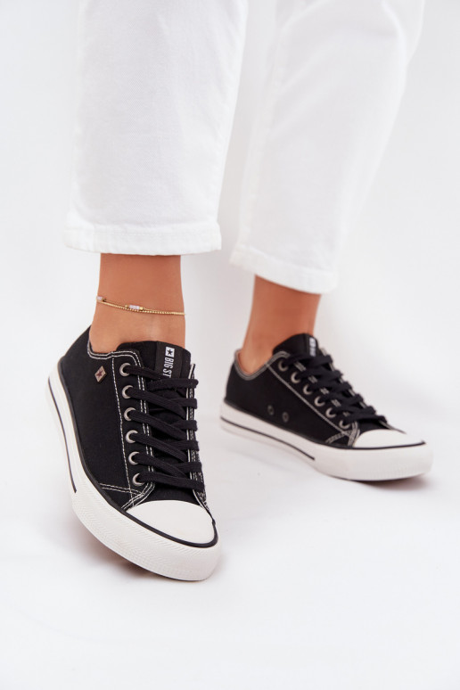 Schwarze Freizeitschuhe Big Star DD274A236