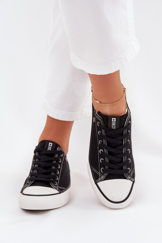 Schwarze Freizeitschuhe Big Star DD274A236