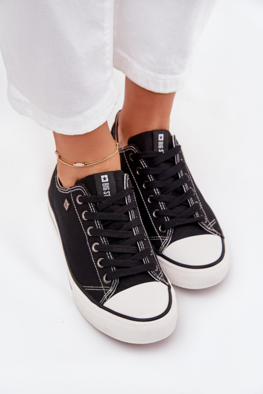 Schwarze Freizeitschuhe Big Star DD274A236