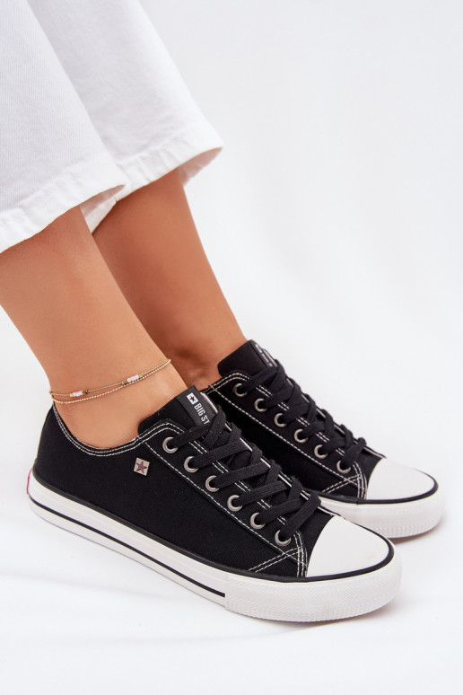 Schwarze Freizeitschuhe Big Star DD274A236