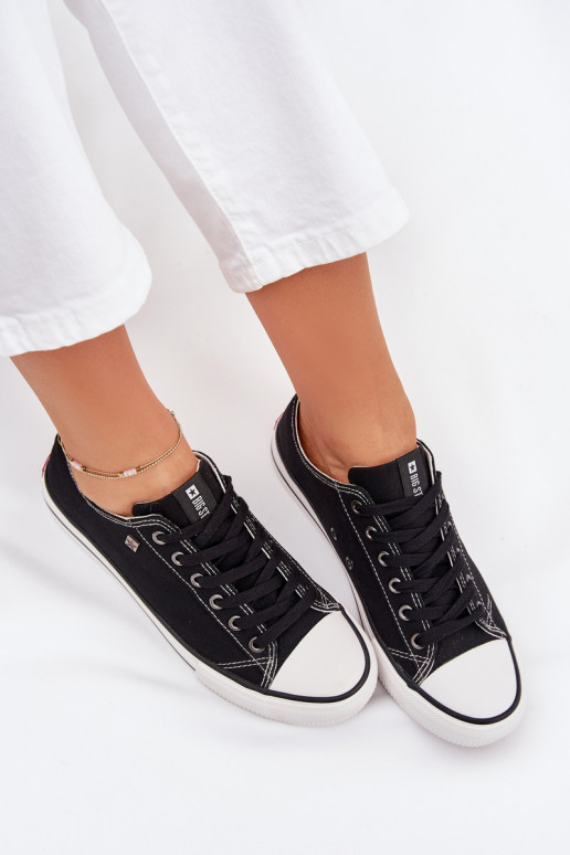 Schwarze Freizeitschuhe Big Star DD274A236