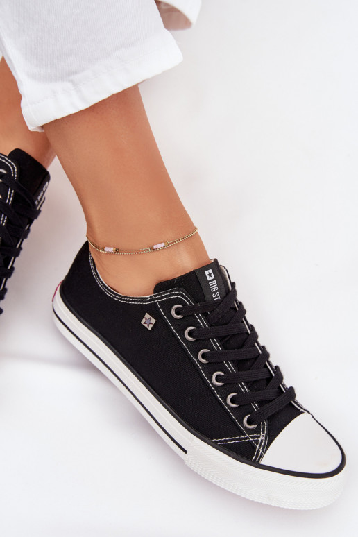 Schwarze Freizeitschuhe Big Star DD274A236