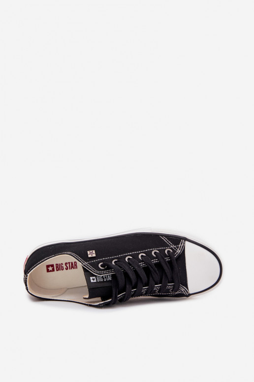 Schwarze Freizeitschuhe Big Star DD274A236