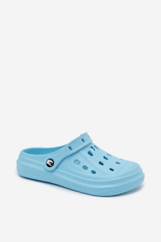 Türkisfarbene Damen leichte Clogs Cobble