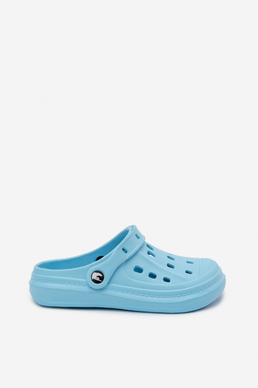 Türkisfarbene Damen leichte Clogs Cobble